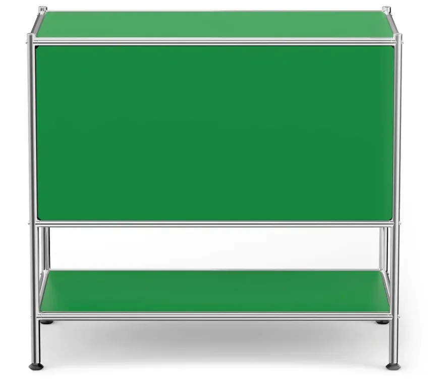 Sideboard Metall "CN3" mit 1 Klappenfach, grün