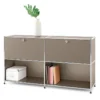Sideboard Metall »CN3« mit 2 versetzbaren Klappenfächern