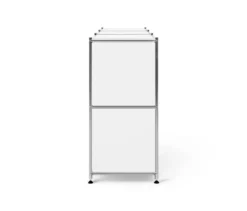 Sideboard Metall »CN3« mit 3 versetzbaren Klappenfächern, weiß
