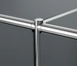 Sideboard Metall »CN3« mit versetzbaren Klappenfächern, grau