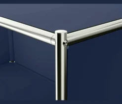 Sideboard Metall »CN3« mit 2 versetzbaren Klappenfächern, dunkelblau