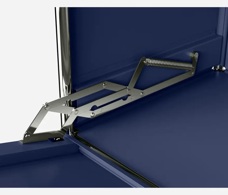 Sideboard Metall »CN3« mit 2 versetzbaren Klappenfächern, dunkelblau