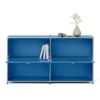 Sideboard Metall »CN3« mit 2 versetzbaren Klappenfächern, enzianblau
