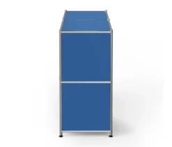 Sideboard Metall »CN3« mit 2 versetzbaren Klappenfächern, enzianblau