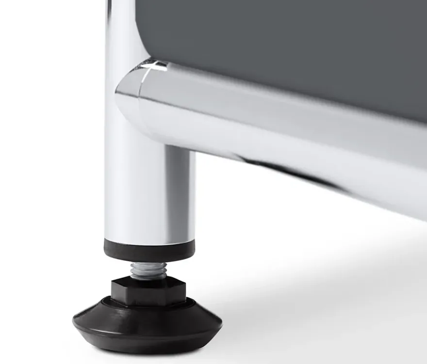 Sideboard Metall »CN3«, niedrig mit Klappenfächern, grau
