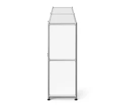 Sideboard Metall »CN3 Slim Line« mit 4 Klappfächern, weiß