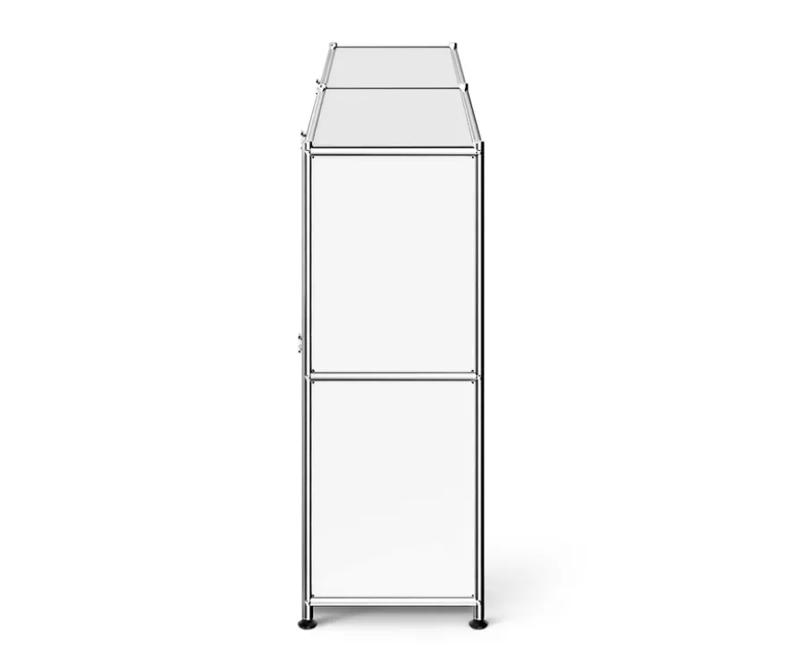 Sideboard Metall »CN3 Slim Line« mit 4 Klappfächern, weiß