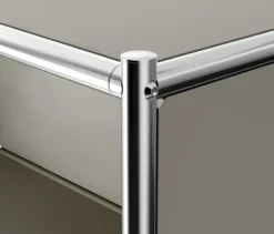 Sideboard Metall »CN3 Slim Line« mit 2 Klappfächern, hellgrau