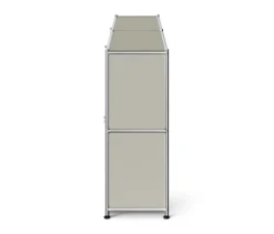 Sideboard Metall »CN3 Slim Line« mit 4 Klappfächern, hellgrau