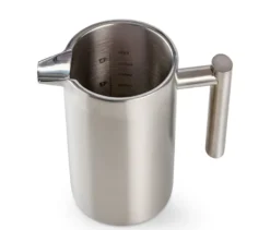 Siebstempelkanne 900 ml, doppelwandig, Edelstahl