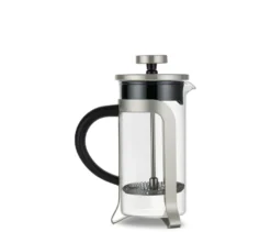 Siebstempelkanne 300 ml, 2 Tassen, silber