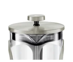 Siebstempelkanne 800 ml, 6 Tassen, silber