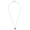 925 Silber Kette »Blau Cluster«