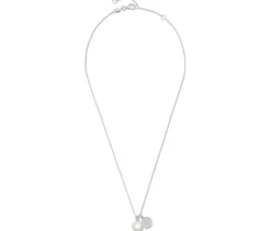 925 Silber Kette mit Anhänger und Muschelkernperle