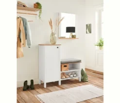 Sitzbank mit Schuhschrank