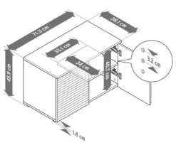 Sitzbank mit Stauraum