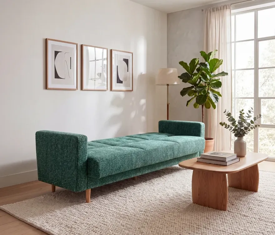 3-Sitzer Schlafsofa »Janny«, grün