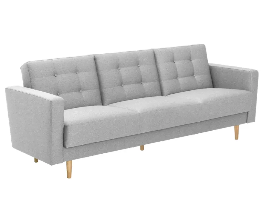 3-Sitzer Schlafsofa »Janny«, hellgrau