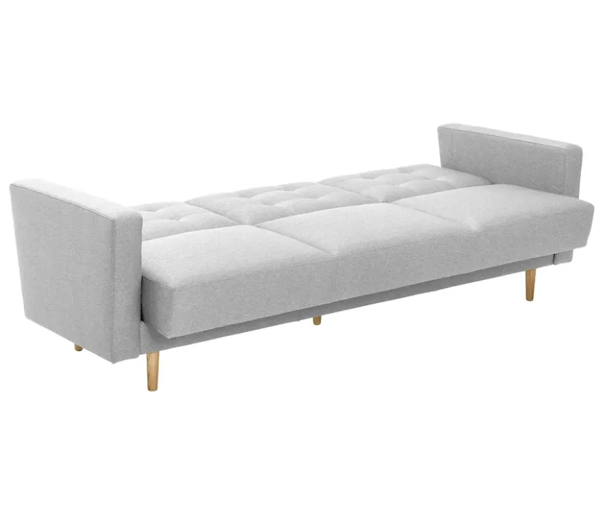 3-Sitzer Schlafsofa »Janny«, hellgrau