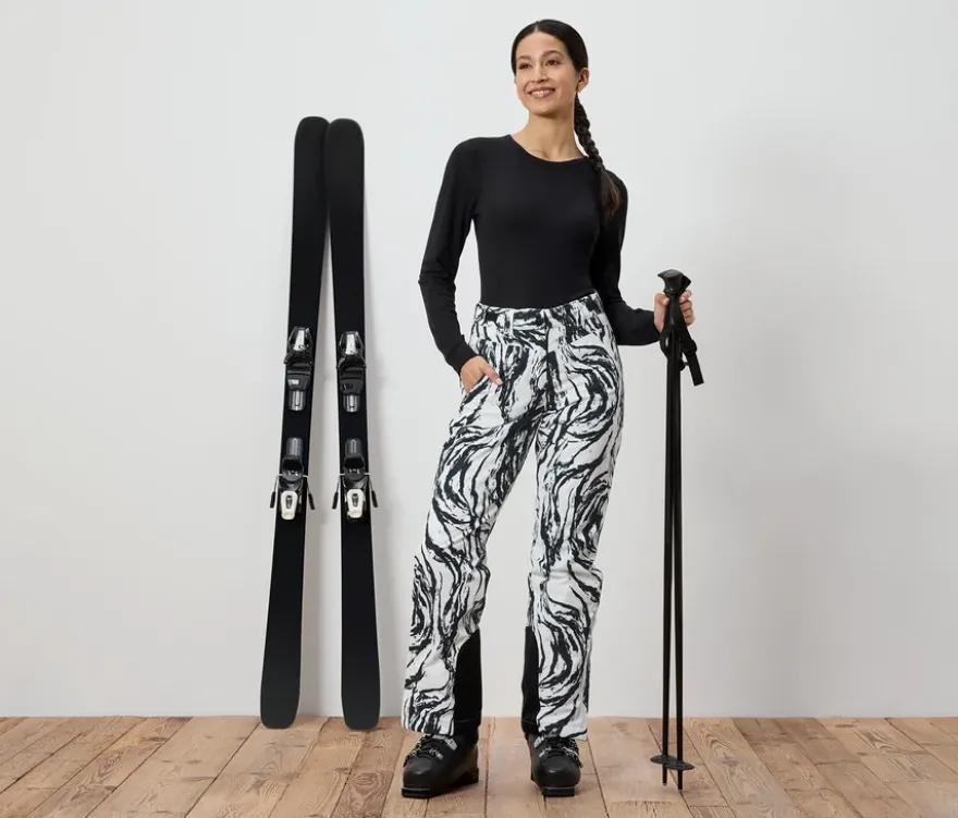 Skihose, Alloverprint
