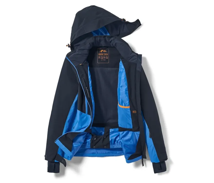 Skijacke, blau