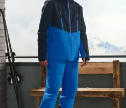 Skijacke, blau