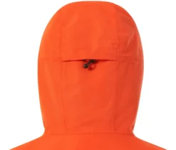Skijacke, orange/braun