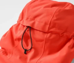 Skijacke, rot-orange
