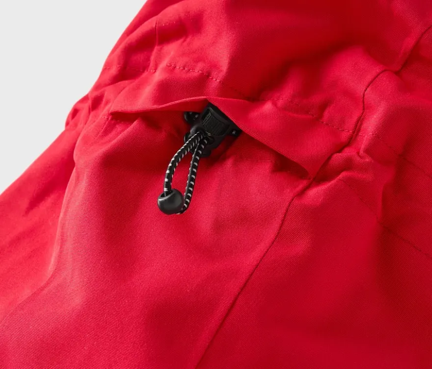 Skijacke, rot-schwarz