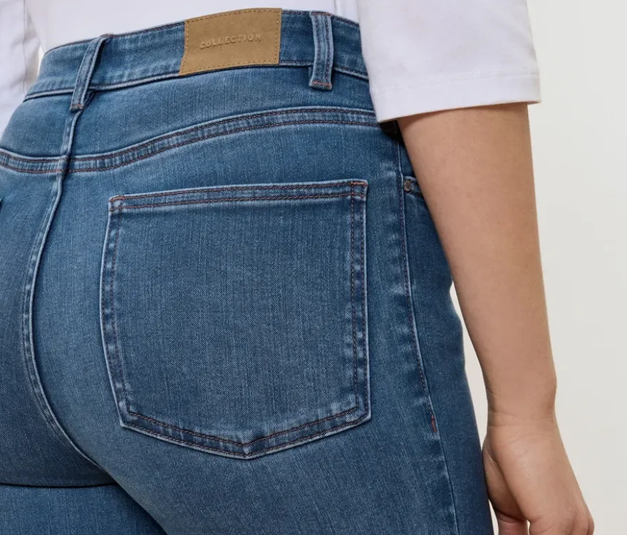 Skinny Jeans – Fit »Hanna«, mid blue