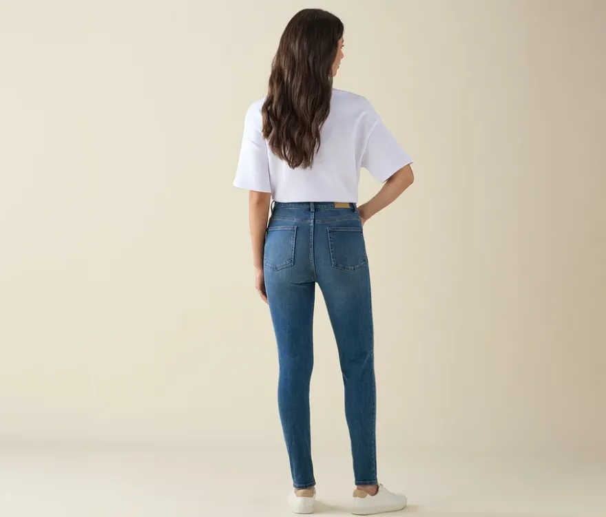 Skinny Jeans – Fit »Hanna«, mid blue