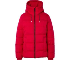 Ski-Steppjacke, rot