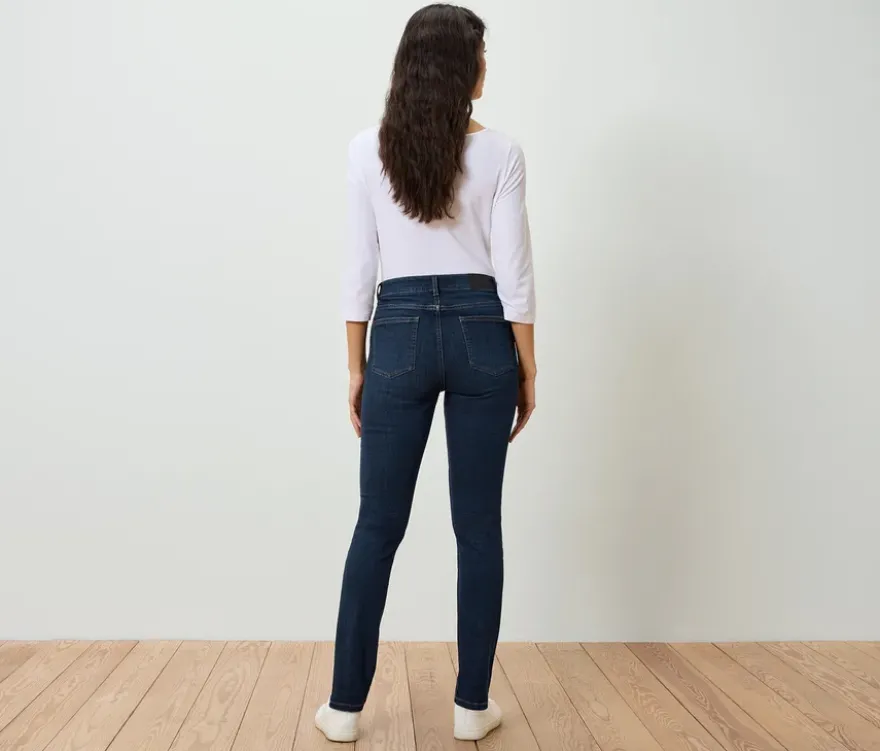 Slim-Jeans – Fit »Emma«, dark blue denim
