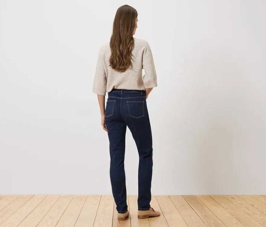 Slim Jeans ‒ Fit »Emma«, dark blue rinsed