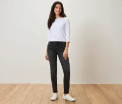 Slim-Jeans – Fit »Emma«, grey denim