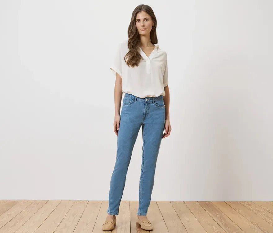 Slim Jeans ‒ Fit »Emma«, light blue denim