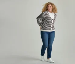 Slim Jeans ‒ Fit »Emma«, mid blue denim
