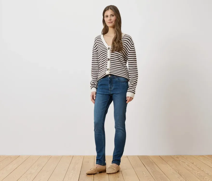 Slim Jeans ‒ Fit »Emma«, mid blue denim
