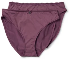 2 Slips, aubergine