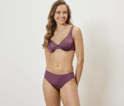 2 Slips, aubergine