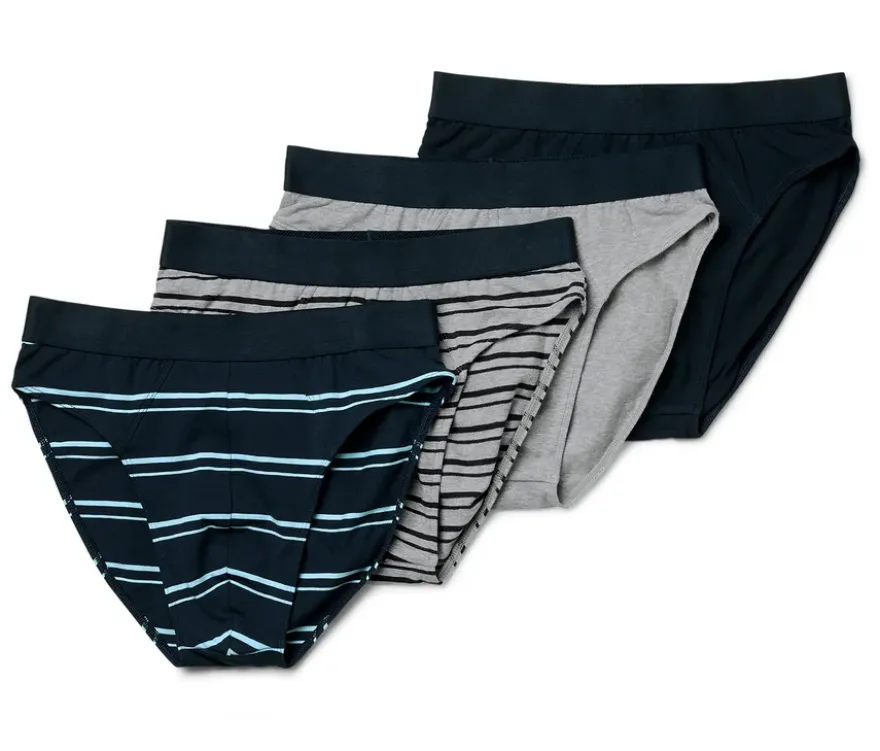 4 Slips, gestreift