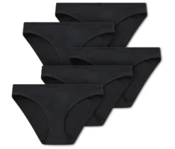 5 Slips, schwarz