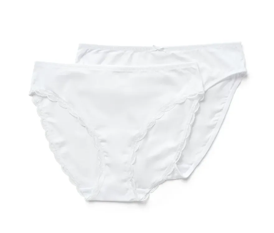 2 Slips, weiß