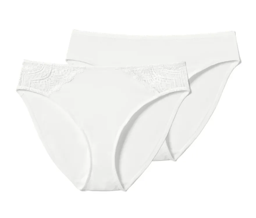 2 Slips, weiß
