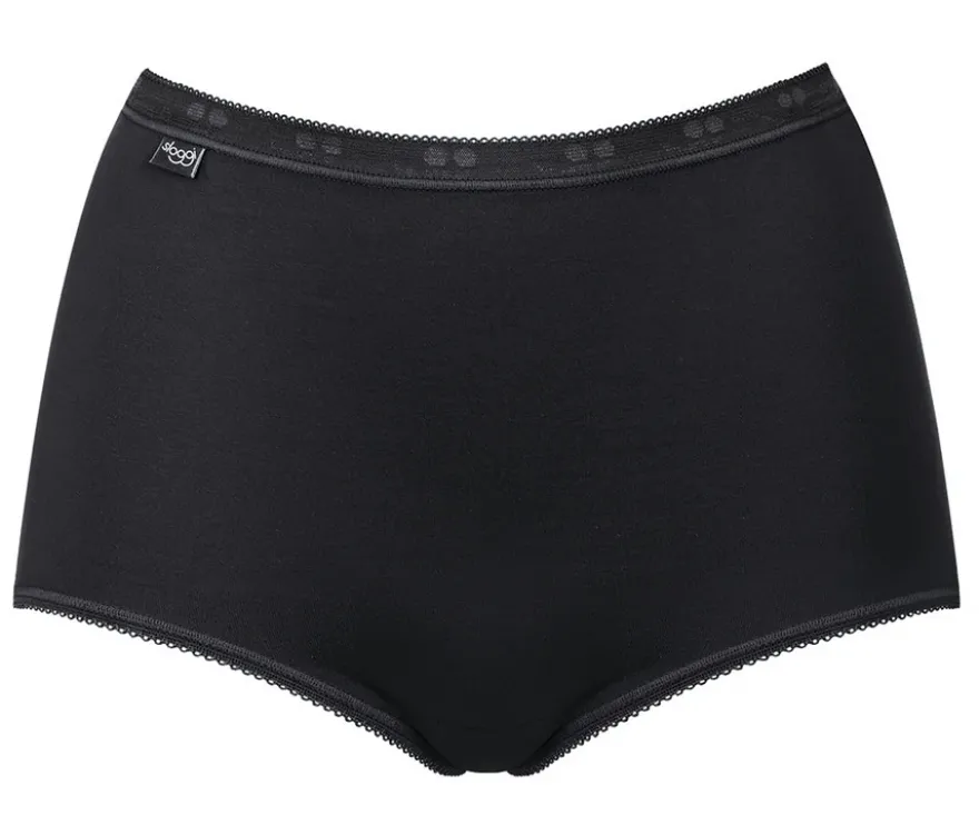 sloggi Basic+ Maxi C3P, black