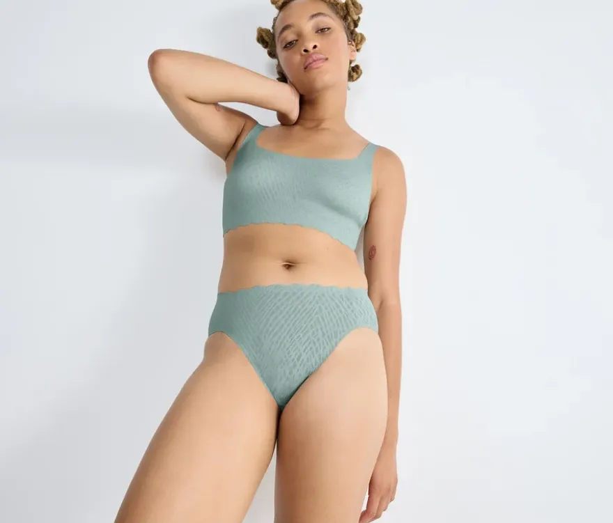 sloggi ZERO Feel Bliss High leg, misty turquoise