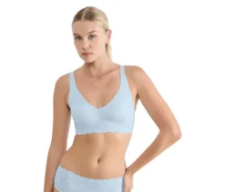sloggi ZERO Feel Bliss Soft bra, light blue
