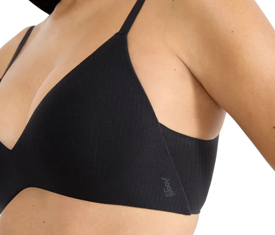 sloggi ZERO FEEL PURE PUSH-UP BH, black