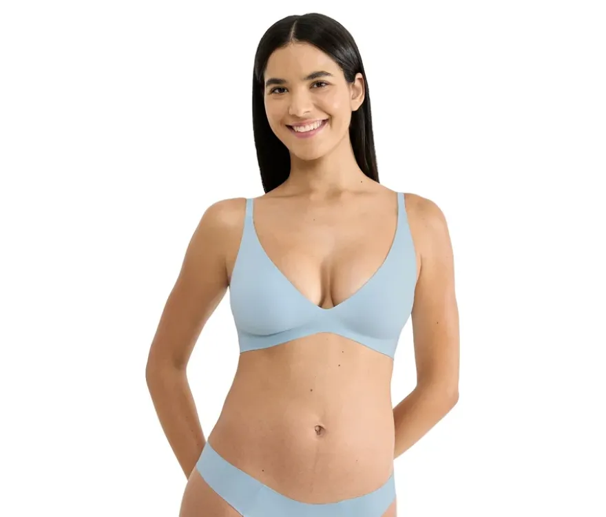 sloggi ZERO FEEL PUSH-UP BH, light blue