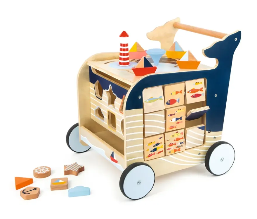 small foot Activity Lauflernwagen »Wal«